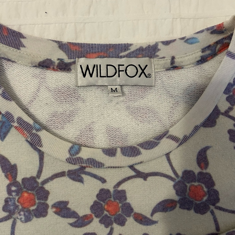 Wildfox Purple and Red Floral Top - Picture 2 of 2